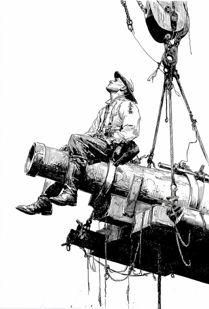 Illustration from the Meteor Men series