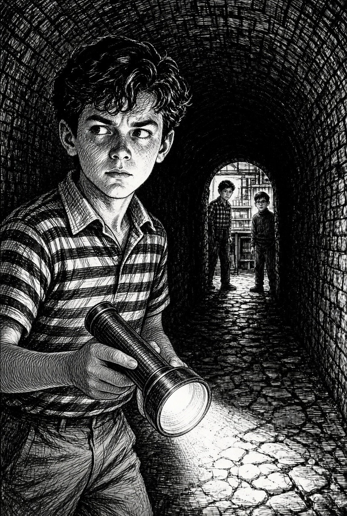 Illustration from the Meteor Men series